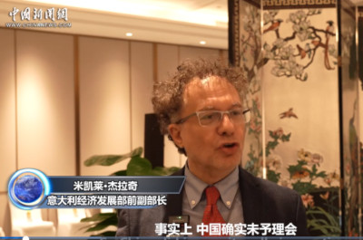 意大利前高官：中国关注自身发展，无需太在意美国加税