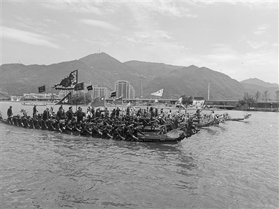 从地中海到瓯江 30多名意大利华侨回家划龙舟