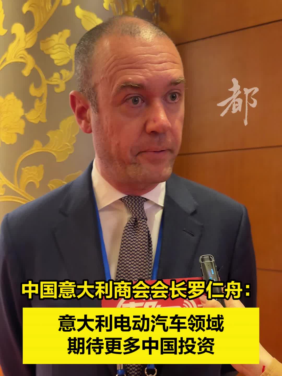 中国意大利商会会长：持续对话对促进贸易增长至关重要