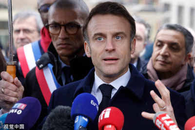 马克龙称法国未来两年将持续增加防务支出
