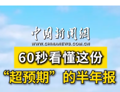 60秒看懂这份“超预期”的半年报