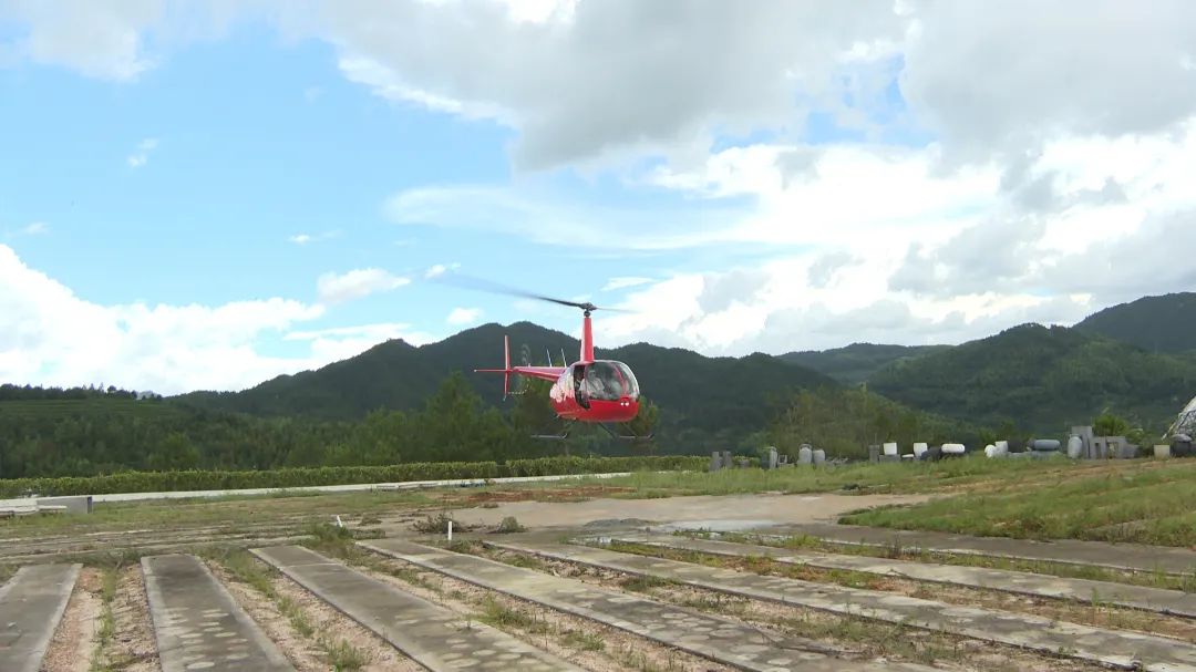 侨乡青田首条直升机观光航线来了