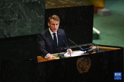 法国在联合国宣布承认巴勒斯坦国