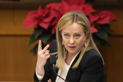 意大利总理梅洛尼：以色列无权阻止巴勒斯坦建国