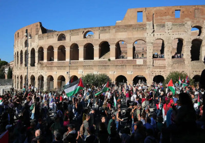 意大利全国大罢工声援加沙