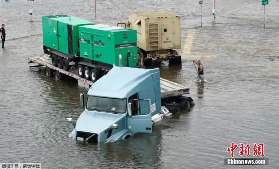 哈维飓风造成美得州1800亿美元损失 政府申请救助