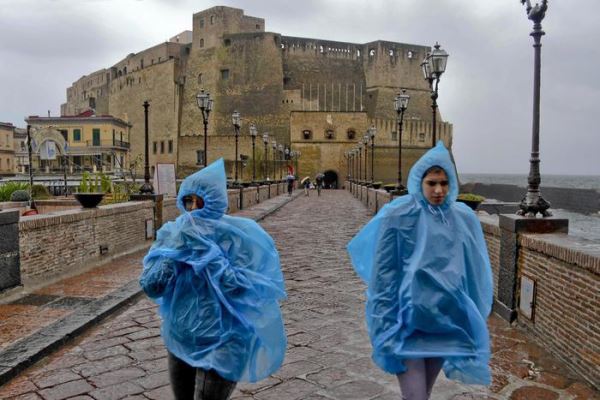 降水席卷意大利 部分城市要求学校停课