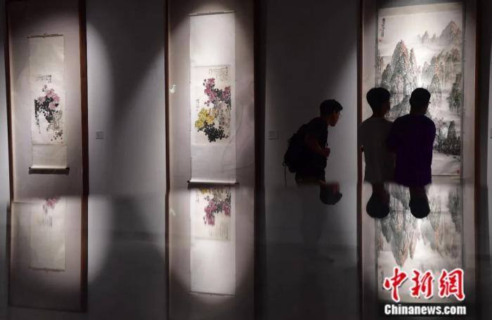 中国画作品。<a target='_blank' href='http://www.chinanews.com/'>中新社</a>记者 张斌 摄