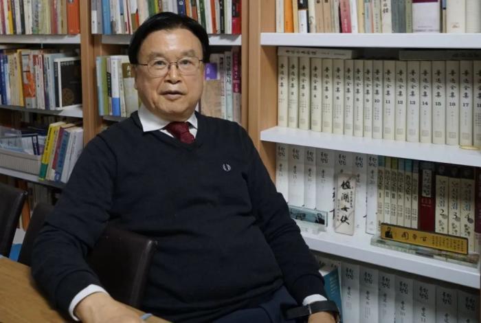 韩国汉学家、国际鲁迅研究会会长朴宰雨。<a target='_blank' href='http://www.chinanews.com/'>中新社</a>记者 刘旭 摄