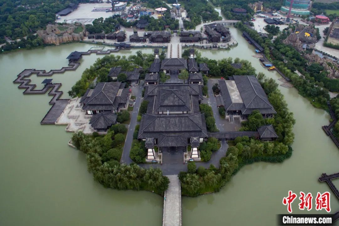 建于春秋晚期的淹城，位于今江苏常州，距今有2500余年历史，现仍保存完整。<a target='_blank' href='/'>中新社</a>记者 泱波 摄