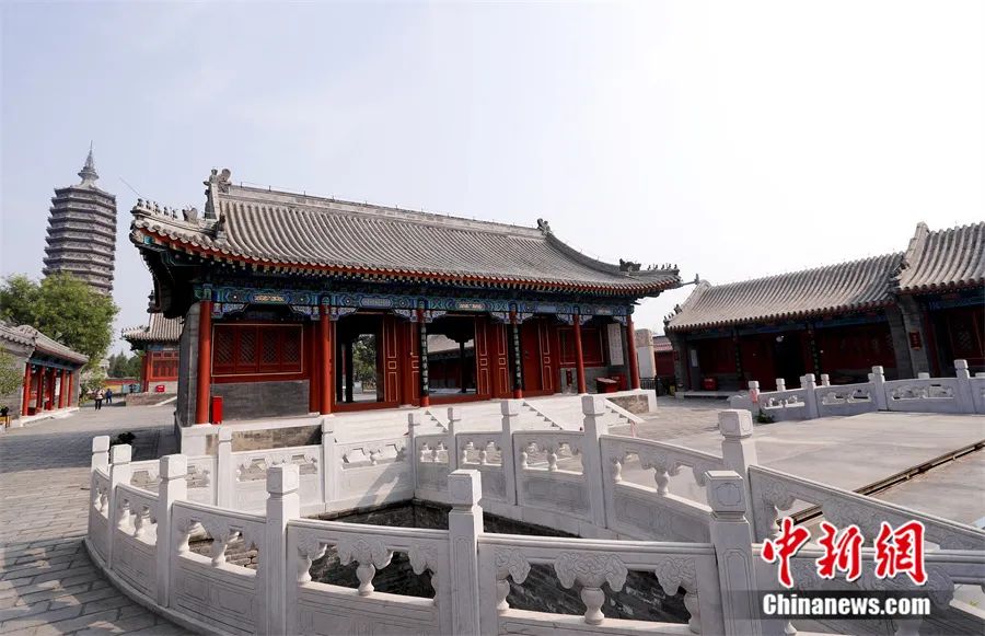 位于北京通州的“三教庙”建筑群。<a target='_blank' href='http://www.chinanews.com/'>中新社</a>记者 杜洋 摄