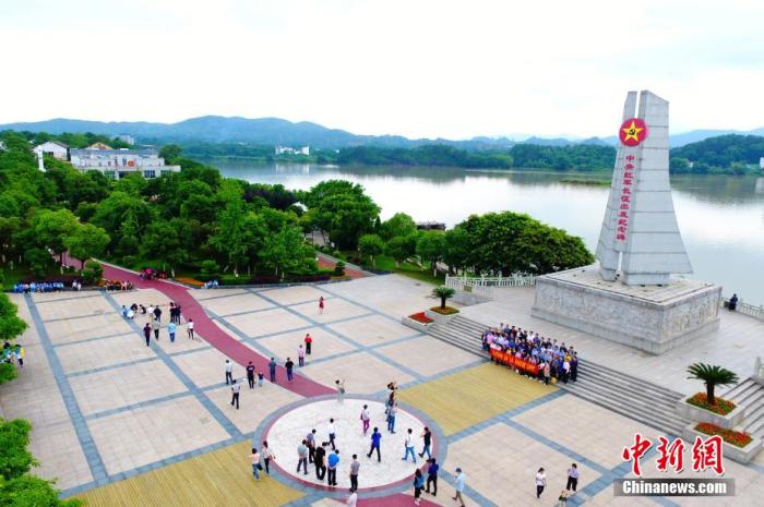 资料图：图为江西省赣州市于都县的中央红军长征出发地纪念园。刘占昆 摄